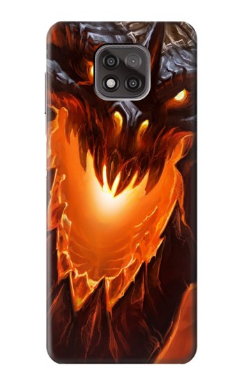 W0414 Fire Dragon Case Cover Custodia e Flip Case per Motorola Moto G Power (2021)