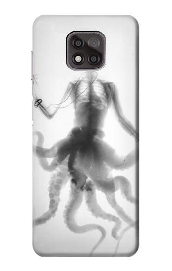 W1432 Skull Octopus X-ray Case Cover Custodia e Flip Case per Motorola Moto G Power (2021)