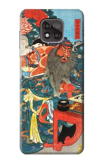 W1826 Utagawa Kuniyoshi Guan Yu Case Cover Custodia e Flip Case per Motorola Moto G Power (2021)