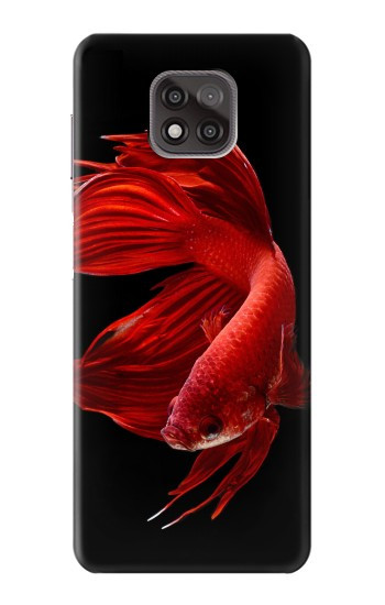 W2092 Red Siamese Fighting Fish Case Cover Custodia e Flip Case per Motorola Moto G Power (2021)