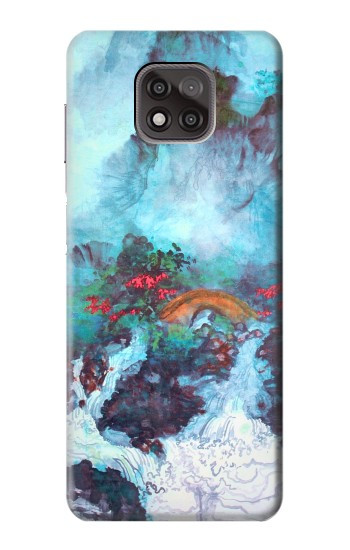 W2724 White Dragon Pool Lui Haisu Case Cover Custodia e Flip Case per Motorola Moto G Power (2021)