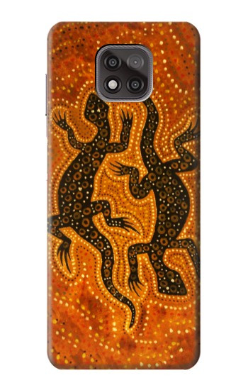 W2901 Lizard Aboriginal Art Case Cover Custodia e Flip Case per Motorola Moto G Power (2021)
