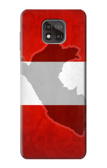 W3018 Peru Flag Case Cover Custodia e Flip Case per Motorola Moto G Power (2021)