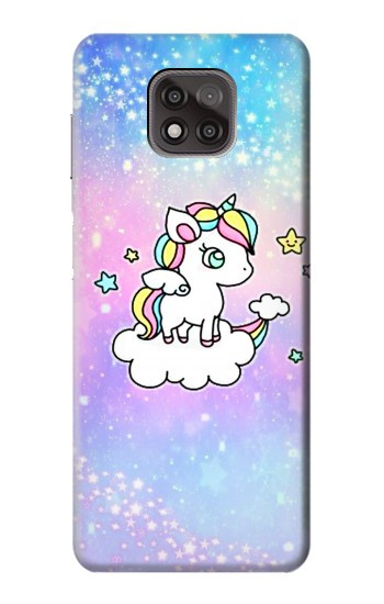 W3256 Cute Unicorn Cartoon Case Cover Custodia e Flip Case per Motorola Moto G Power (2021)