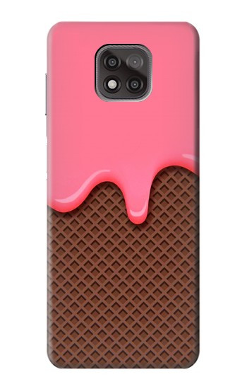 W3754 Strawberry Ice Cream Cone Case Cover Custodia e Flip Case per Motorola Moto G Power (2021)
