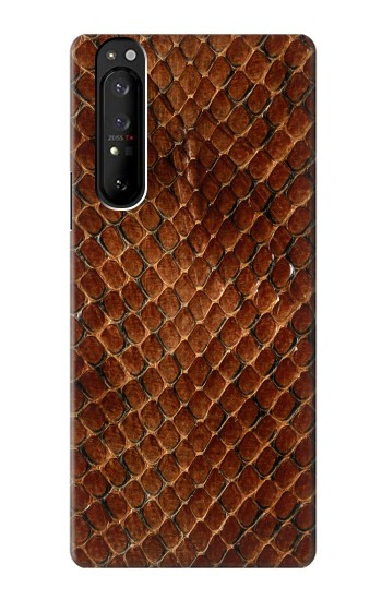 W0555 Snake Skin Case Cover Custodia e Flip Case per Sony Xperia 1 III W0555 Snake Skin Case Cover Custodia e Flip Case per Sony Xperia 1 III
