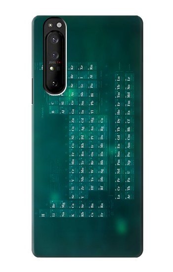 W0846 Chemistry Periodic Table Case Cover Custodia e Flip Case per Sony Xperia 1 III W0846 Chemistry Periodic Table Case Cover Custodia e Flip Case per Sony Xperia 1 III