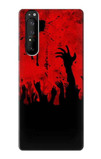 W2458 Zombie Hands Case Cover Custodia e Flip Case per Sony Xperia 1 III W2458 Zombie Hands Case Cover Custodia e Flip Case per Sony Xperia 1 III