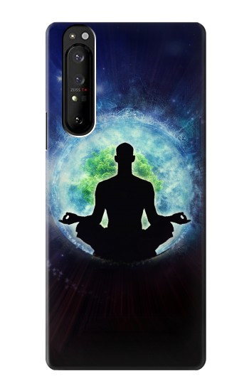 W2527 Yoga Nature Universe Case Cover Custodia e Flip Case per Sony Xperia 1 III