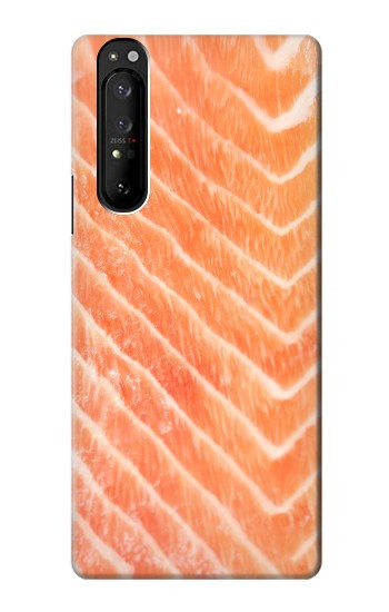 W2700 Salmon Fish Graphic Case Cover Custodia e Flip Case per Sony Xperia 1 III