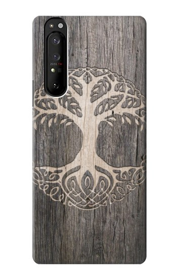 W3591 Viking Tree of Life Symbol Case Cover Custodia e Flip Case per Sony Xperia 1 III