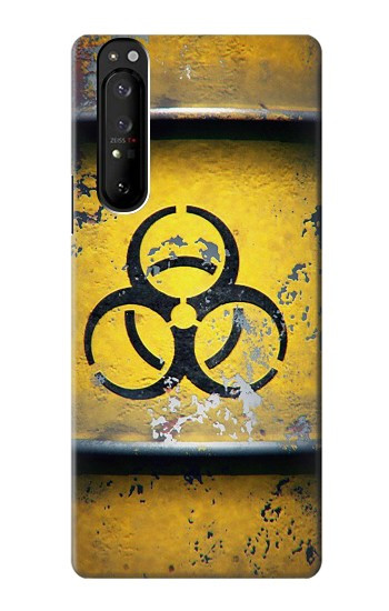 W3669 Biological Hazard Tank Graphic Case Cover Custodia e Flip Case per Sony Xperia 1 III