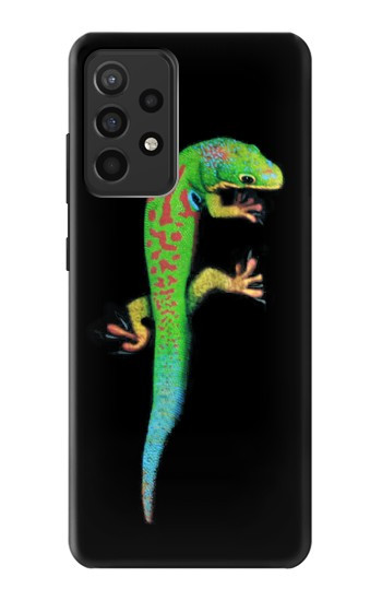 W0125 Green Madagascan Gecko Case Cover Custodia e Flip Case per Samsung Galaxy A52, Galaxy A52 5G