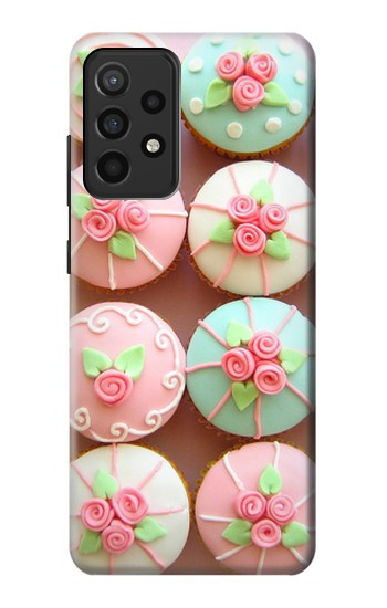 W1718 Yummy Cupcakes Case Cover Custodia e Flip Case per Samsung Galaxy A52, Galaxy A52 5G