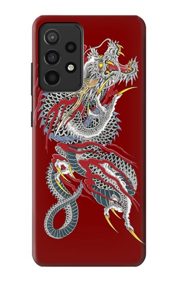 W2104 Yakuza Dragon Tattoo Case Cover Custodia e Flip Case per Samsung Galaxy A52, Galaxy A52 5G