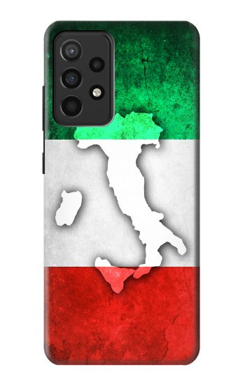 W2338 Italy Flag Case Cover Custodia e Flip Case per Samsung Galaxy A52, Galaxy A52 5G