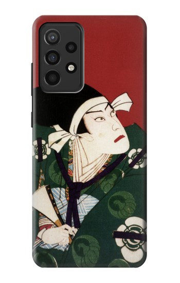 W2498 Japan Art Toyohara Kunichika Case Cover Custodia e Flip Case per Samsung Galaxy A52, Galaxy A52 5G