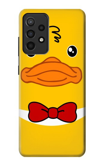 W2760 Yellow Duck Tuxedo Cartoon Case Cover Custodia e Flip Case per Samsung Galaxy A52, Galaxy A52 5G