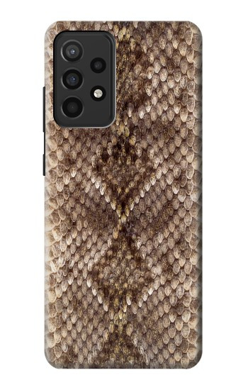 W2875 Rattle Snake Skin Graphic Printed Case Cover Custodia e Flip Case per Samsung Galaxy A52, Galaxy A52 5G