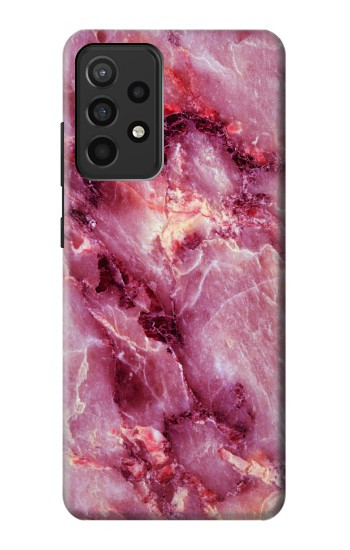 W3052 Pink Marble Graphic Printed Case Cover Custodia e Flip Case per Samsung Galaxy A52, Galaxy A52 5G