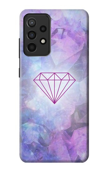 W3455 Diamond Case Cover Custodia e Flip Case per Samsung Galaxy A52, Galaxy A52 5G