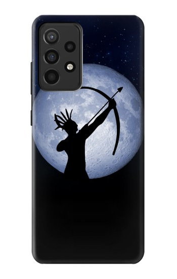 W3489 Indian Hunter Moon Case Cover Custodia e Flip Case per Samsung Galaxy A52, Galaxy A52 5G