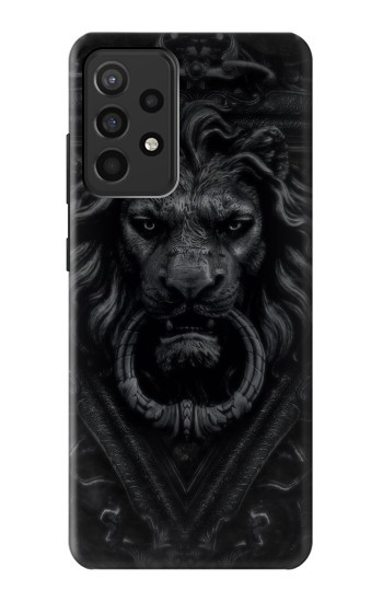 W3619 Dark Gothic Lion Case Cover Custodia e Flip Case per Samsung Galaxy A52, Galaxy A52 5G