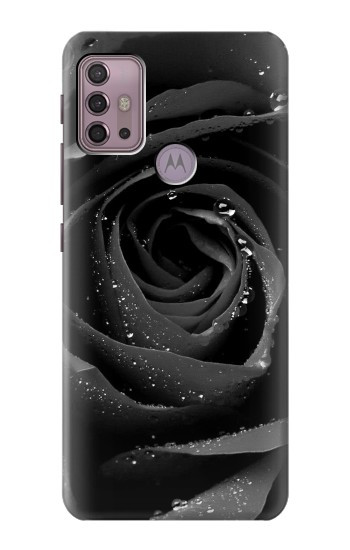 W1598 Black Rose Case Cover Custodia e Flip Case per Motorola Moto G30, G20, G10