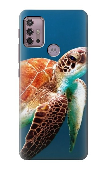 W3497 Green Sea Turtle Case Cover Custodia e Flip Case per Motorola Moto G30, G20, G10