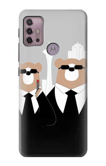 W3557 Bear in Black Suit Case Cover Custodia e Flip Case per Motorola Moto G30, G20, G10 W3557 Bear in Black Suit Case Cover Custodia e Flip Case per Motorola Moto G30, G20, G10
