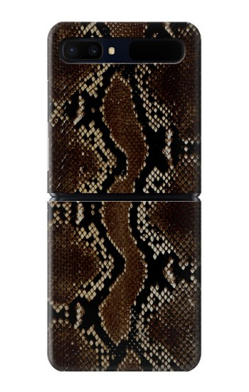 W0553 Snake Skin Case Cover Custodia e Flip Case per Samsung Galaxy Z Flip 5G