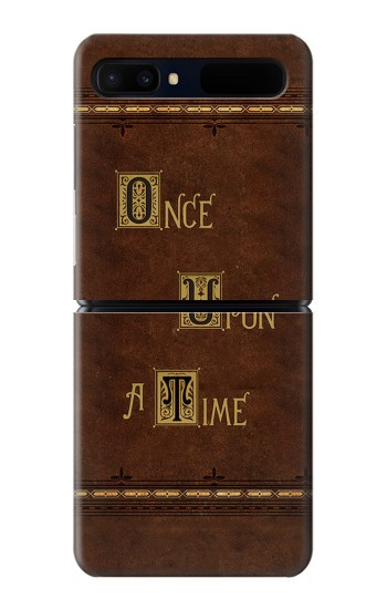 W2643 Once Upon A Time Book Case Cover Custodia e Flip Case per Samsung Galaxy Z Flip 5G