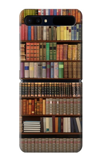 W3154 Bookshelf Case Cover Custodia e Flip Case per Samsung Galaxy Z Flip 5G