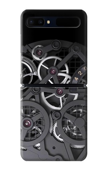 W3176 Inside Watch Black Case Cover Custodia e Flip Case per Samsung Galaxy Z Flip 5G
