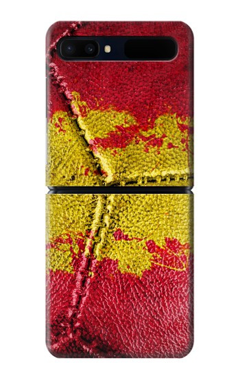 W3315 Spain Flag Vintage Football Graphic Case Cover Custodia e Flip Case per Samsung Galaxy Z Flip 5G