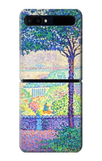 W3349 Paul Signac Terrace of Meudon Case Cover Custodia e Flip Case per Samsung Galaxy Z Flip 5G