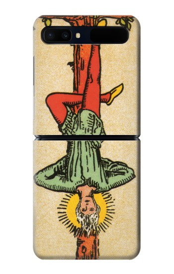 W3377 Tarot Card Hanged Man Case Cover Custodia e Flip Case per Samsung Galaxy Z Flip 5G