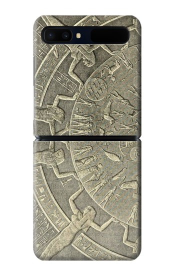 W3396 Dendera Zodiac Ancient Egypt Case Cover Custodia e Flip Case per Samsung Galaxy Z Flip 5G