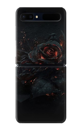 W3672 Burned Rose Case Cover Custodia e Flip Case per Samsung Galaxy Z Flip 5G