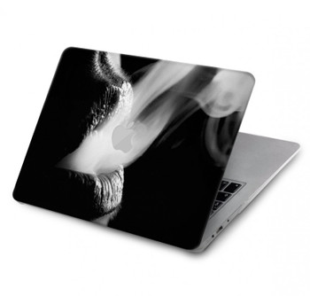 W0917 Sexy Lip Girl Smoking Case Cover Custodia per MacBook Pro 13″ - A1706, A1708, A1989, A2159, A2289, A2251, A2338