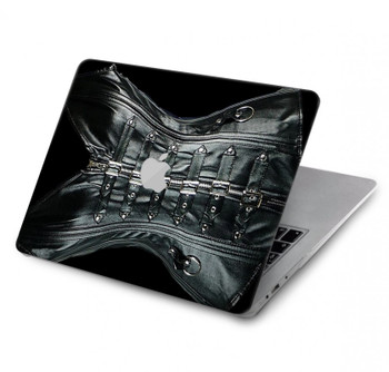 W1639 Gothic Corset Black Case Cover Custodia per MacBook Pro 13″ - A1706, A1708, A1989, A2159, A2289, A2251, A2338