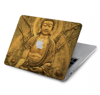 W2452 Buddha Bas Relief Art Graphic Printed Case Cover Custodia per MacBook Pro 13″ - A1706, A1708, A1989, A2159, A2289, A2251, A2338