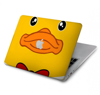 W2760 Yellow Duck Tuxedo Cartoon Case Cover Custodia per MacBook Pro 13″ - A1706, A1708, A1989, A2159, A2289, A2251, A2338