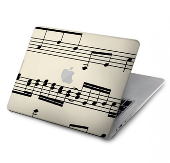W3082 Music Sheet Case Cover Custodia per MacBook Pro 13″ - A1706, A1708, A1989, A2159, A2289, A2251, A2338