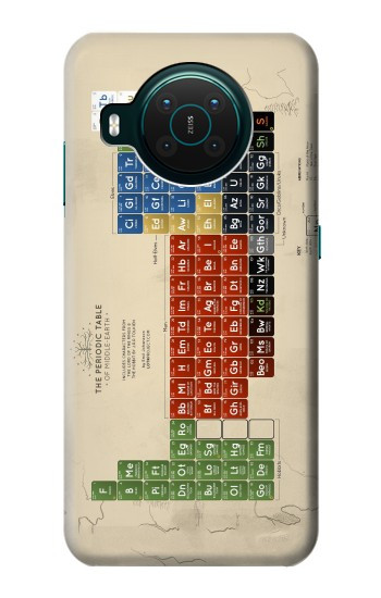 W1695 The Periodic Table of Middle Earth Case Cover Custodia e Flip Case per Nokia X10