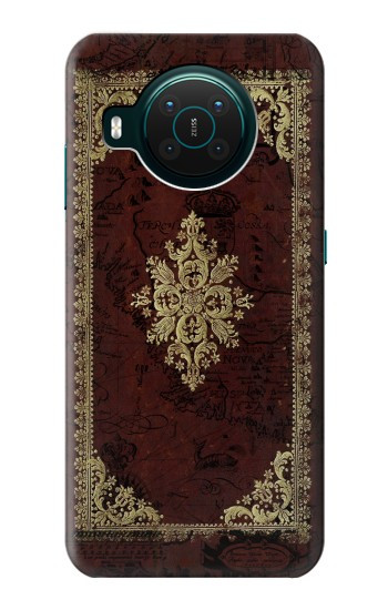 W3014 Vintage Map Book Cover Case Cover Custodia e Flip Case per Nokia X10