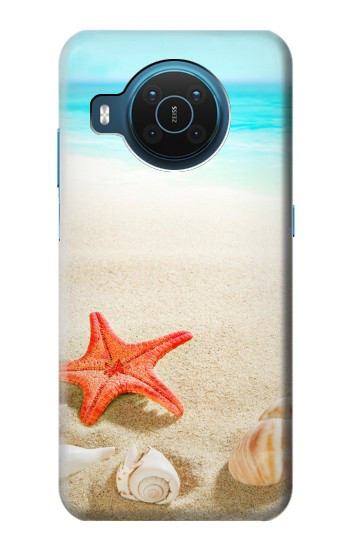 W3212 Sea Shells Starfish Beach Case Cover Custodia e Flip Case per Nokia X20