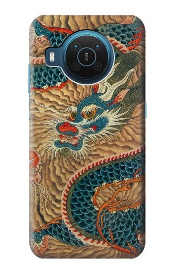 W3541 Dragon Cloud Painting Case Cover Custodia e Flip Case per Nokia X20