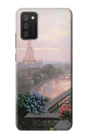 W1443 Terrace in Paris Eifel Case Cover Custodia e Flip Case per Samsung Galaxy A03S