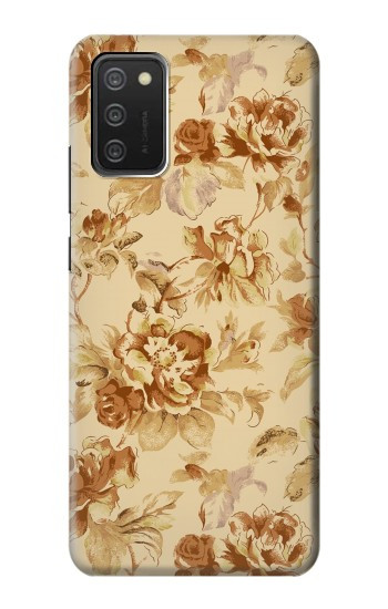 W2180 Flower Floral Vintage Pattern Case Cover Custodia e Flip Case per Samsung Galaxy A03S